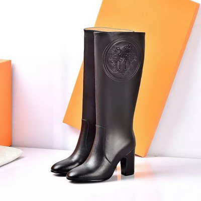 HERMES Knee-high boots Women--012